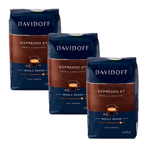 Kawa ziarnista DAVIDOFF Espresso 57 Arabica 3 x 0.5 kg