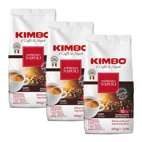 Kawa ziarnista KIMBO Espresso Napoli 3 x 1 kg