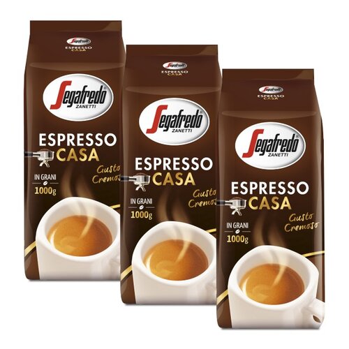 Kawa ziarnista SEGAFREDO Espresso Casa 3 x 1 kg