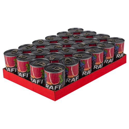 Karma dla psa RAFI z kaczką, borówką i żurawiną 24 x 400 g