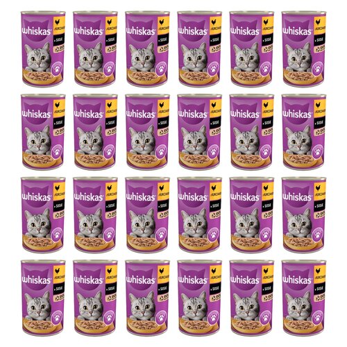 Karma dla kota WHISKAS Kurczak 24 x 400 g