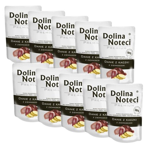 Karma dla psa DOLINA NOTECI Premium Danie z kaczki z ziemniakami 10 x 100 g