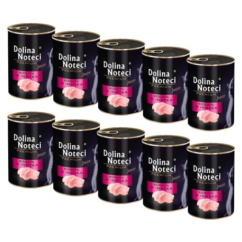 Karma dla kota DOLINA NOTECI Premium Junior Indyk 10 x 400 g