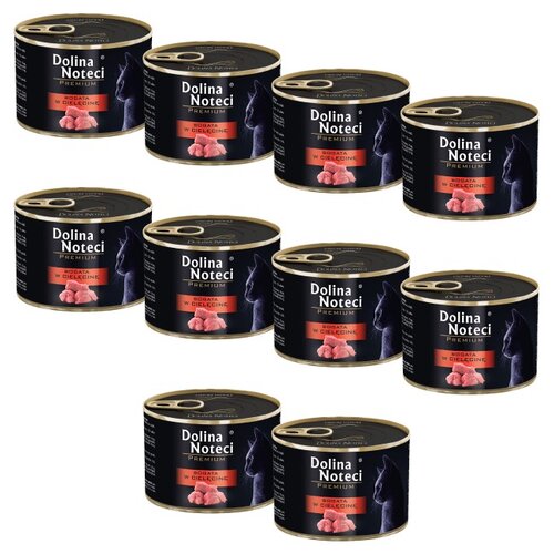 Karma dla kota DOLINA NOTECI Premium Cielęcina 10 x 185 g