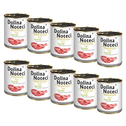 Karma dla psa DOLINA NOTECI Premium Pure Jagnięcina 10 x 800 g