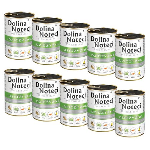 Karma dla psa DOLINA NOTECI Premium Dziczyzna 10 x 400 g