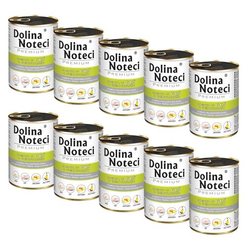 Karma dla psa DOLINA NOTECI Premium Gęś z ziemniakami 10 x 400 g