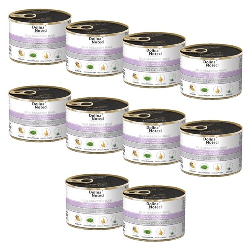 Karma dla psa DOLINA NOTECI Premium Królik z fasolką i ryżem brązowym 10 x 185 g