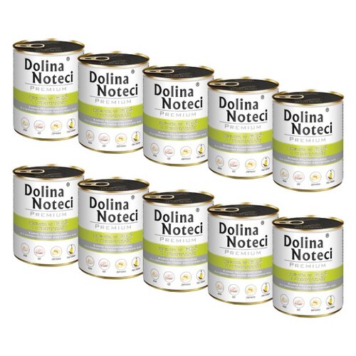 Karma dla psa DOLINA NOTECI Premium Gęś z ziemniakami 10 x 800 g