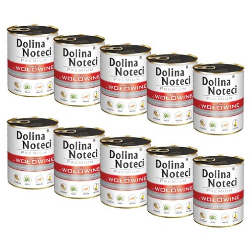 Karma dla psa DOLINA NOTECI Premium Wołowina 10 x 800 g