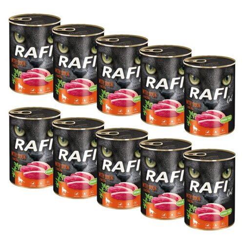 Karma dla kota RAFI Kaczka 10 x 400 g