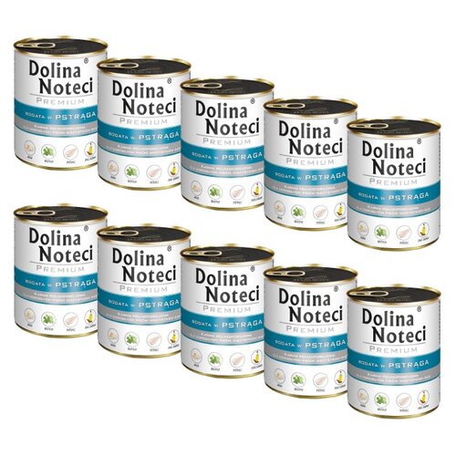 Karma dla psa DOLINA NOTECI Premium Pstrąg 10 x 800 g