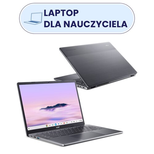Laptop ACER Chromebook Plus 514 CB514-3H 14" IPS R5-7520C 8GB RAM 512GB SSD Chrome OS