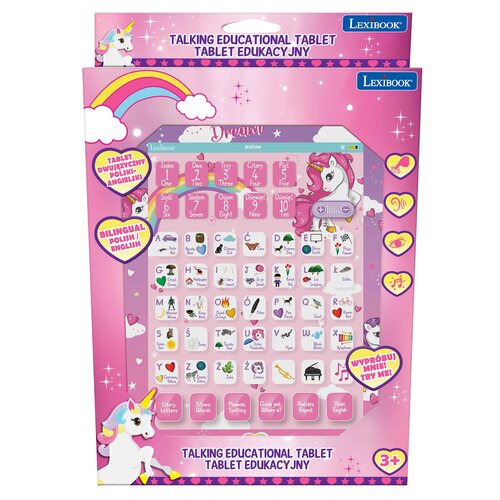 Zabawka tablet edukacyjny LEXIBOOK Unicorn JCPAD002UNII17