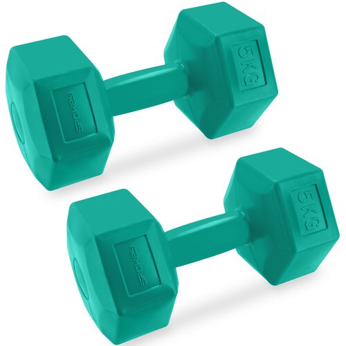 Zestaw hantli SPOKEY Monster (2 x 5 kg)
