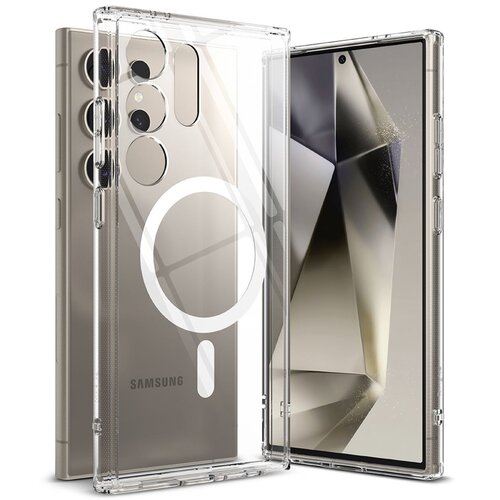 Etui RINGKE Fusion Magnetic MagSafe do Samsung Galaxy S24 Ultra Przezroczysty