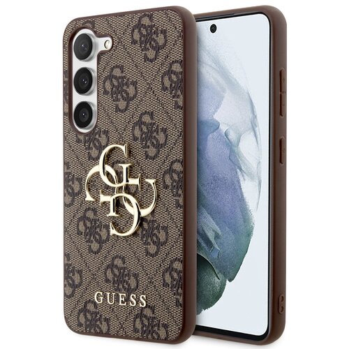 Etui GUESS 4G Big Metal Logo do Samsung Galaxy S24+ Brązowy