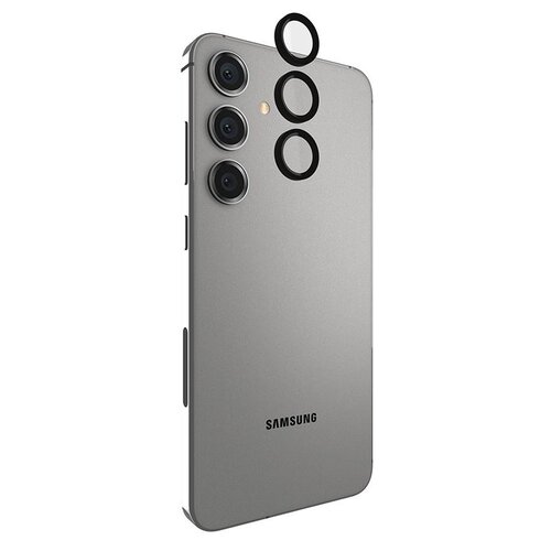 Szkło hartowane na obiektyw CASE-MATE Aluminum Ring Lens Protector do Samsung Galaxy S24+ Czarny