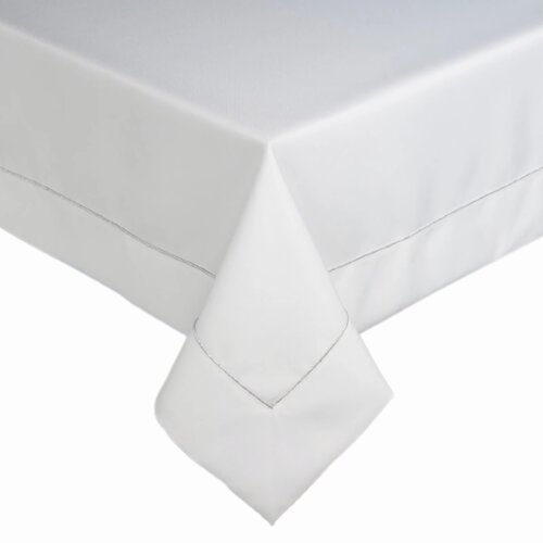 Obrus EUROFIRANY Madele 140 x 350 cm Biały