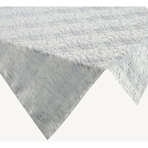 Obrus EUROFIRANY Alina 140 x 220 cm Srebrny