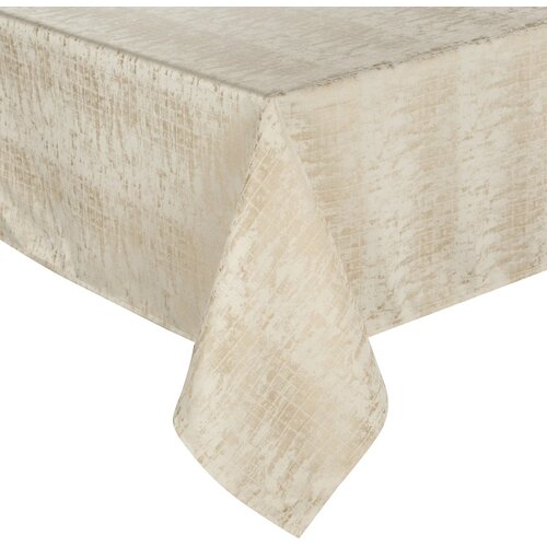 Obrus EUROFIRANY Alina 140 x 180 cm Beżowy