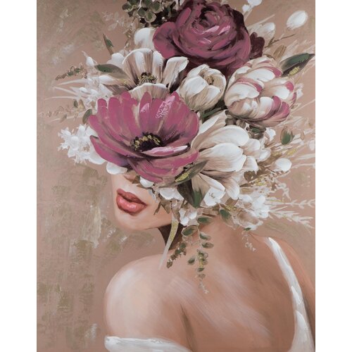 Obraz EUROFIRANY 586B 80 x 100 cm Beżowy