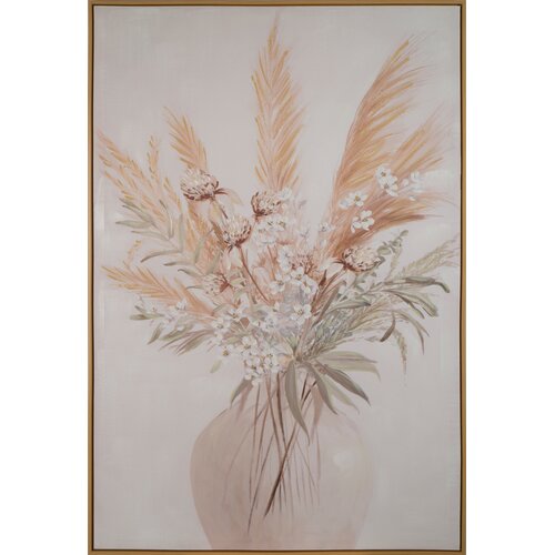 Obraz EUROFIRANY 614 80 x 120 cm Biały