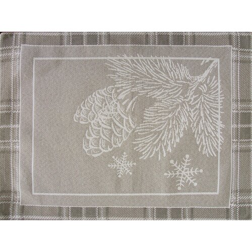 Serwetka EUROFIRANY Holly 35 x 45 cm Ciemnobeżowy