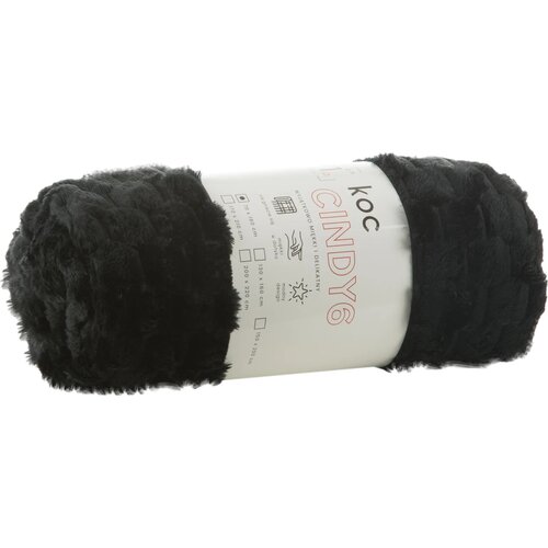 Koc EUROFIRANY D91 Cindy6 70 x 160 cm Czarny