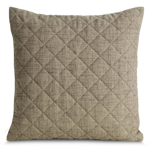 Poszewka EUROFIRANY Len 45 x 45 cm Ciemnobeżowy