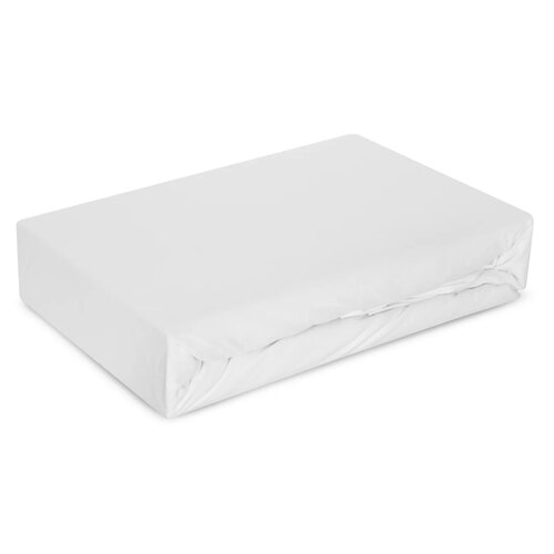 Prześcieradło EUROFIRANY Premium Jersey 4 432706 90 x 200 cm Kremowy