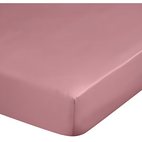 Prześcieradło EUROFIRANY Jersey D91 160 x 200 cm Różowy