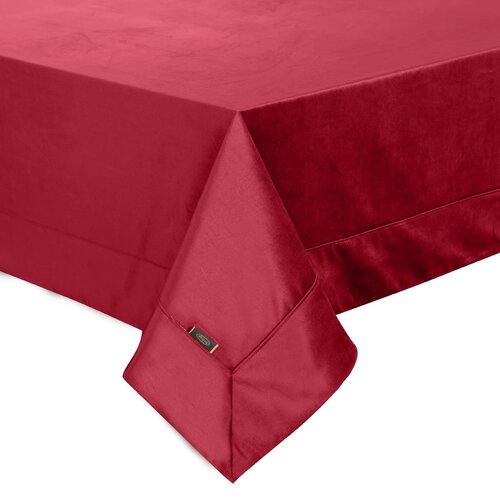 Obrus EUROFIRANY Velvet 145 x 220 cm Bordowy