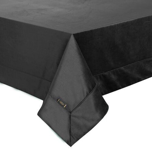 Obrus EUROFIRANY Velvet 145 x 180 cm Czarny