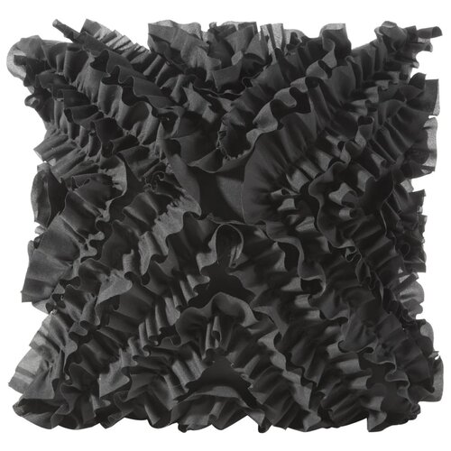 Poszewka EUROFIRANY Mirena 45 x 45 cm Czarny