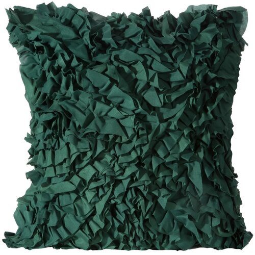Poszewka EUROFIRANY Mirena 45 x 45 cm Ciemnozielony