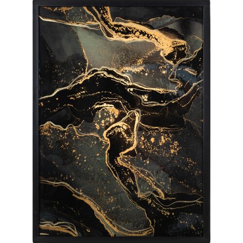 Obraz EUROFIRANY 478 53 x 73 cm Grafitowy