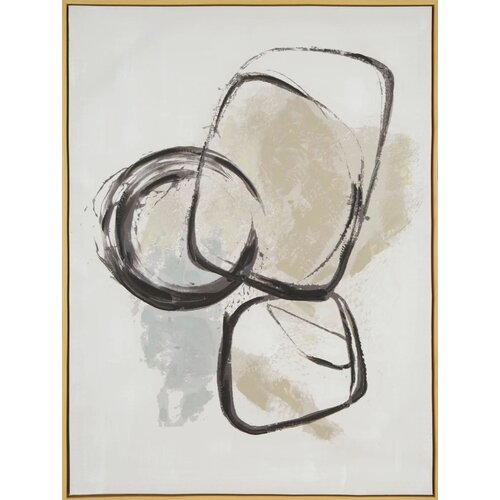 Obraz EUROFIRANY 579 60 x 80 cm Beżowy