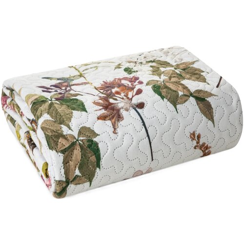 Narzuta EUROFIRANY D91 Rosa 200 x 220 cm Biały
