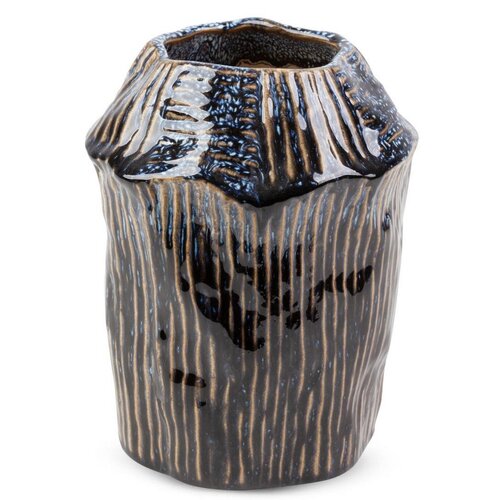 Wazon EUROFIRANY Alda 16 x 27 cm Granatowy