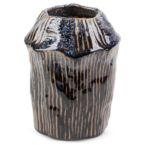 Wazon EUROFIRANY Alda 16 x 21 cm Granatowy