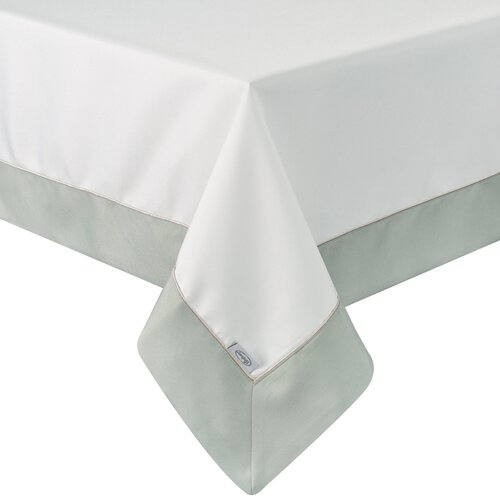 Obrus EUROFIRANY Sylvia 140 x 180 cm Naturalno-oliwkowy