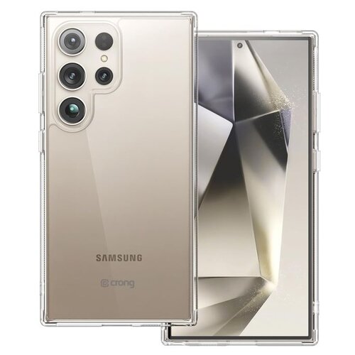 Etui CRONG Crystal Shield Cover do Samsung Galaxy S24 Ultra Przezroczysty