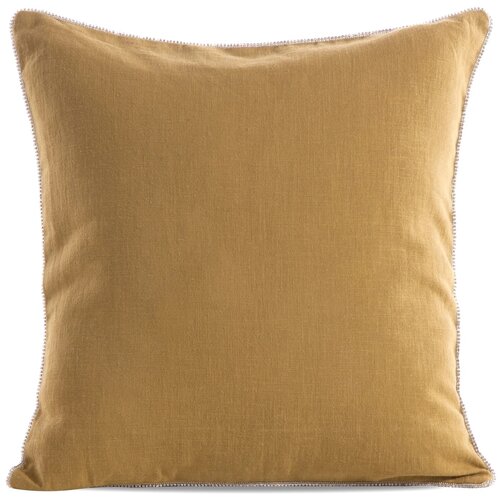 Poszewka EUROFIRANY Len 43 x 43 cm Miodowy