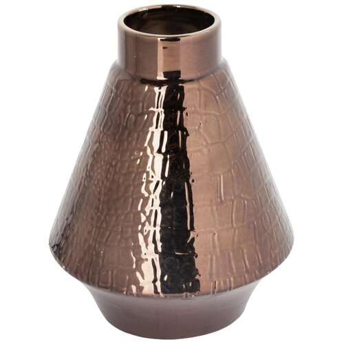 Wazon EUROFIRANY Erna 17 x 22 cm Miedziany