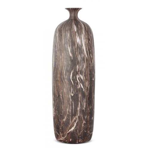 Wazon EUROFIRANY Marika 02 403472 13 x 52 cm Brązowy