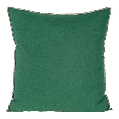 Poszewka EUROFIRANY Len 4 45 x 45 cm Ciemnozielony