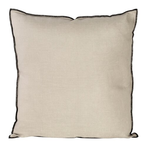 Poszewka EUROFIRANY Len 5 45 x 45 cm Beżowy
