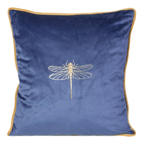 Poszewka EUROFIRANY Lori 45 x 45 cm Granatowy