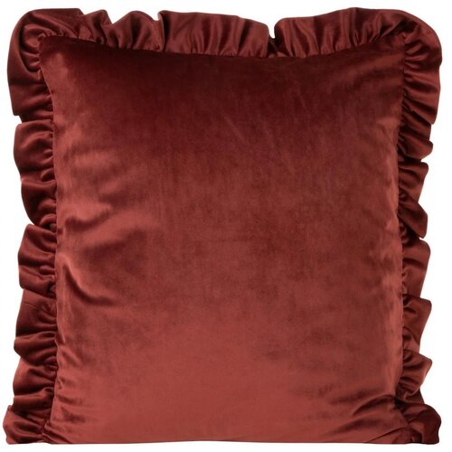 Poszewka EUROFIRANY Velvet 25 387648 45 x 45 cm Bordowy
